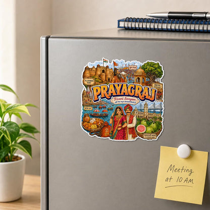 Zesta Prayagraj wooden fridge magnet - image 4