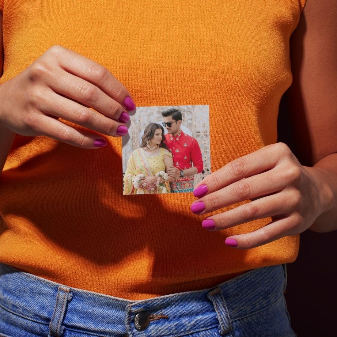 Zesta Square personalised photo fridge magnet - image 2