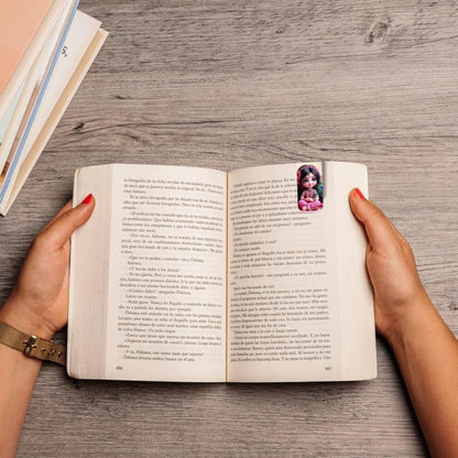 3d snatan magnetic bookmark size and finish detail