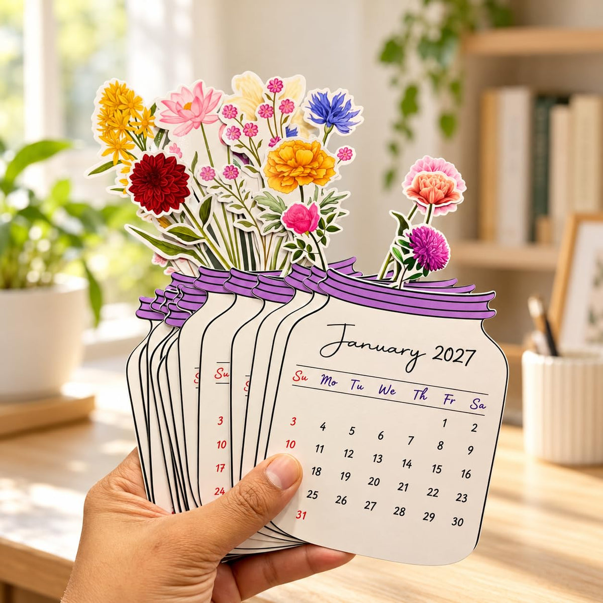 Zesta Floral desk calendar - image 3