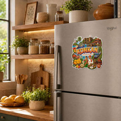 Zesta Konkan wooden fridge magnet - image 2