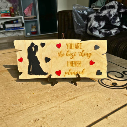 MDF Valentine Gift For Men and Women | MDF Standee.