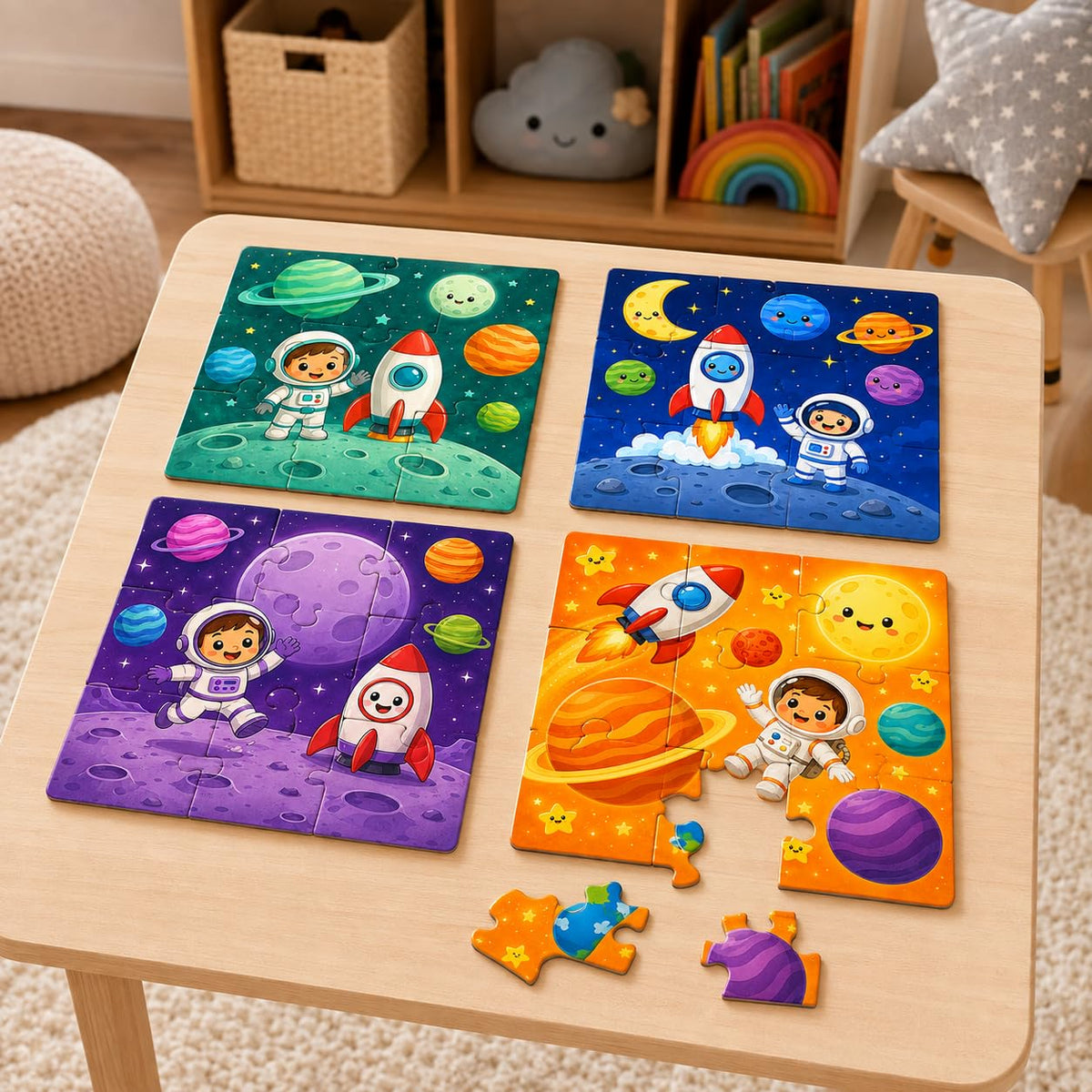 Zesta Space Adventure 9-piece wooden jigsaw puzzle - image 3