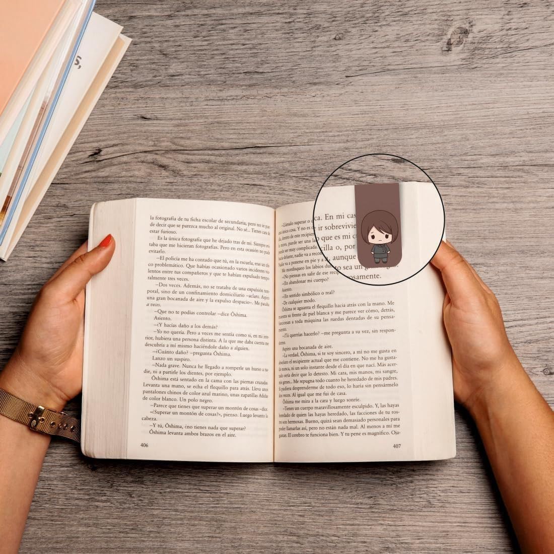 jijutsu kaisen magnetic bookmark premium product angle