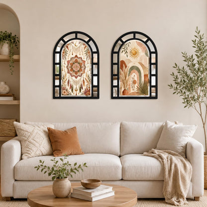 Zesta Bohemian jharokha mirror wall decor - image 2