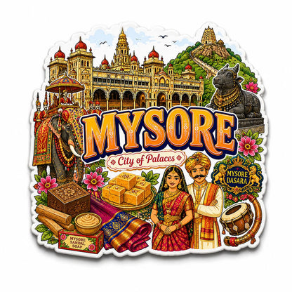 Zesta Mysore wooden fridge magnet - image 4