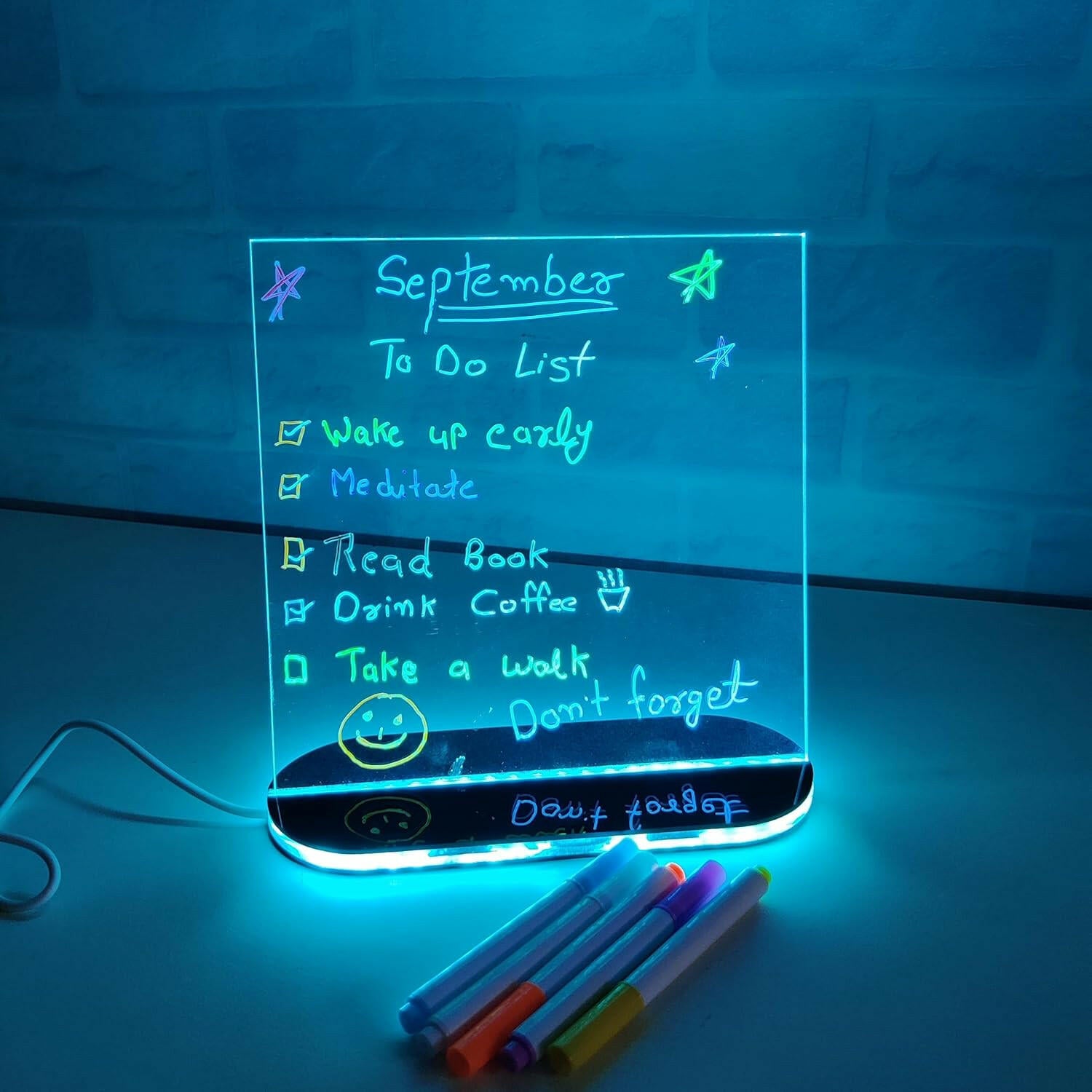 Acrylic Rewritable Message Board.