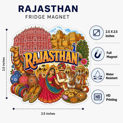 Zesta Rajasthan wooden fridge magnet - image 4