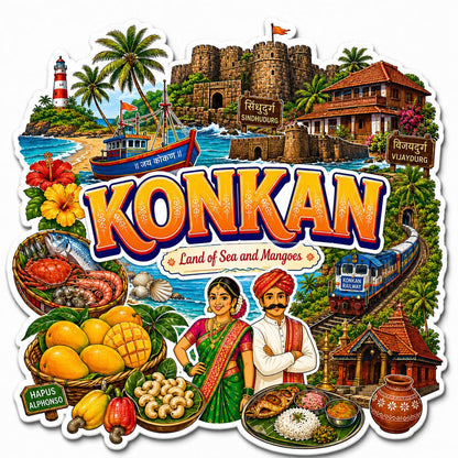 Zesta Konkan wooden fridge magnet - image 3