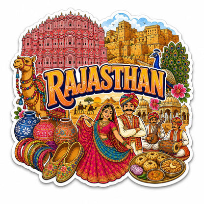 Zesta Rajasthan wooden fridge magnet - image 5