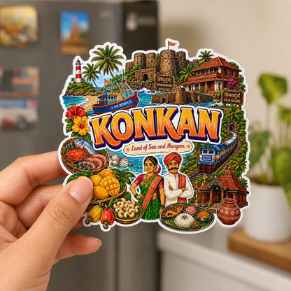 Zesta Konkan wooden fridge magnet - image 4