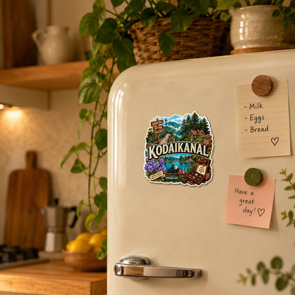 Zesta Kodaikanal wooden fridge magnet - image 3