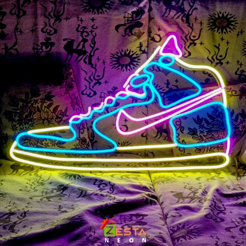 Nike Shoe Custom Neon Sign.