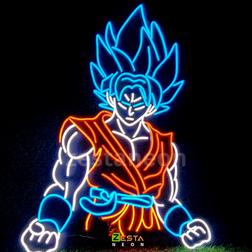 Goku Neon Sign
