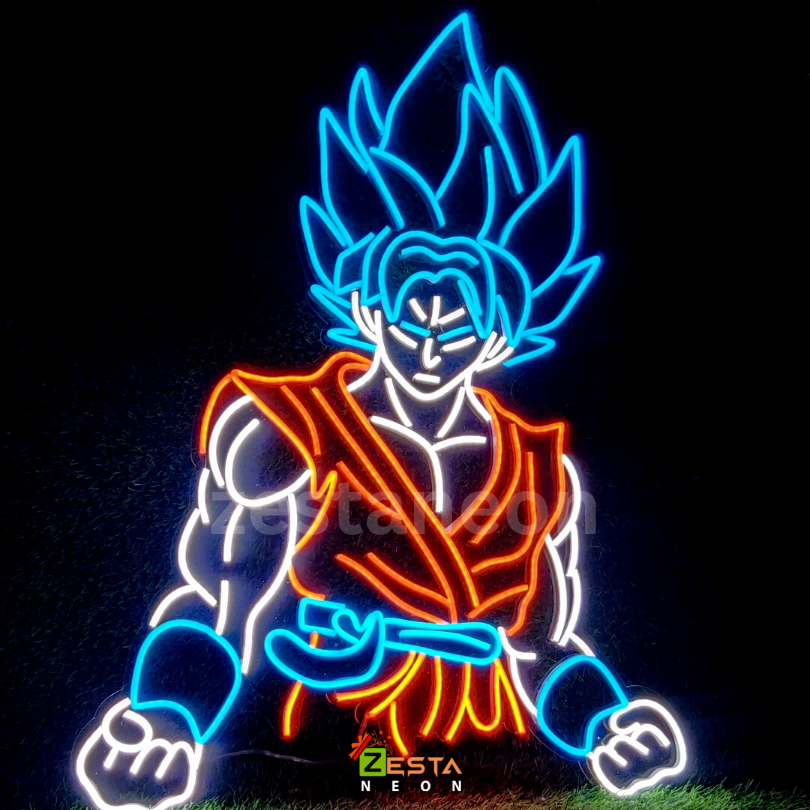 Goku Neon Sign