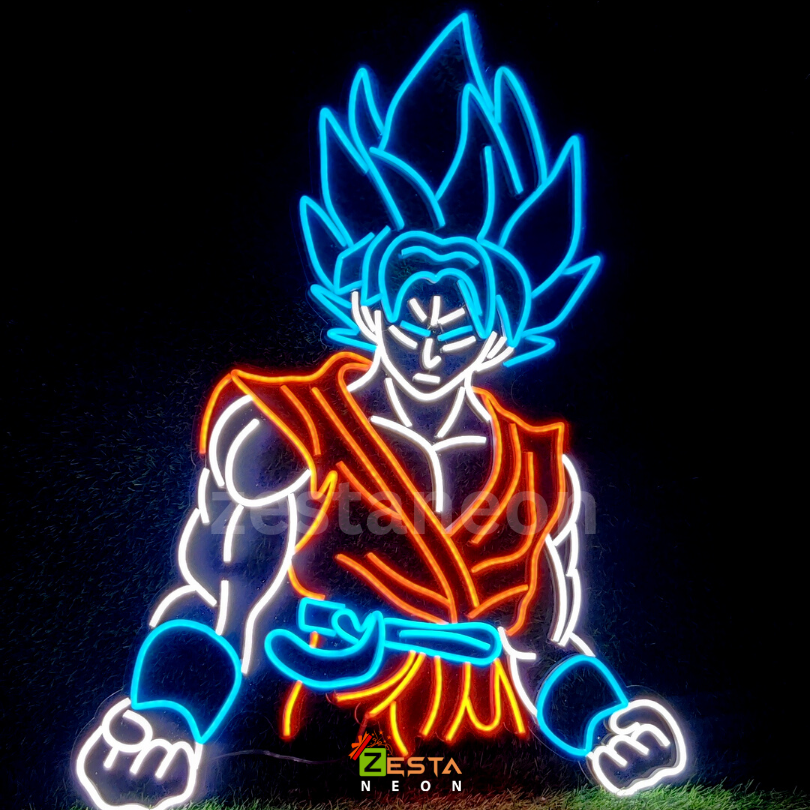 Goku Neon Sign.