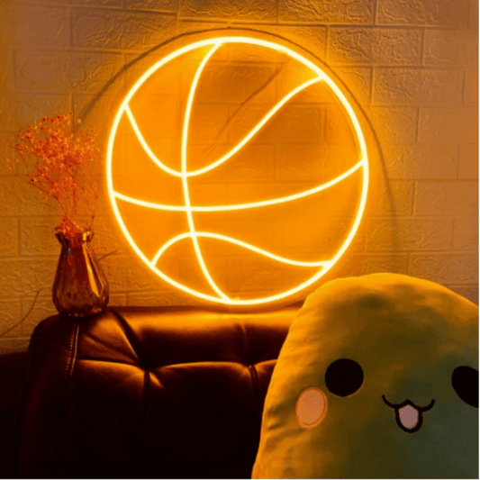 Basketball neon sign.