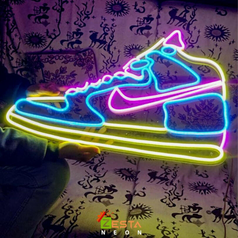 Nike Shoe Custom Neon Sign.