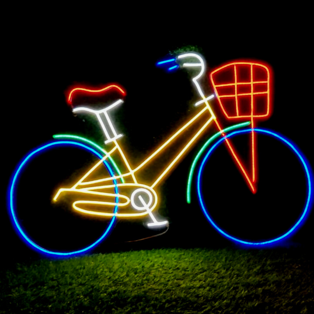 Cycle LED Neon Art - Waterproof.
