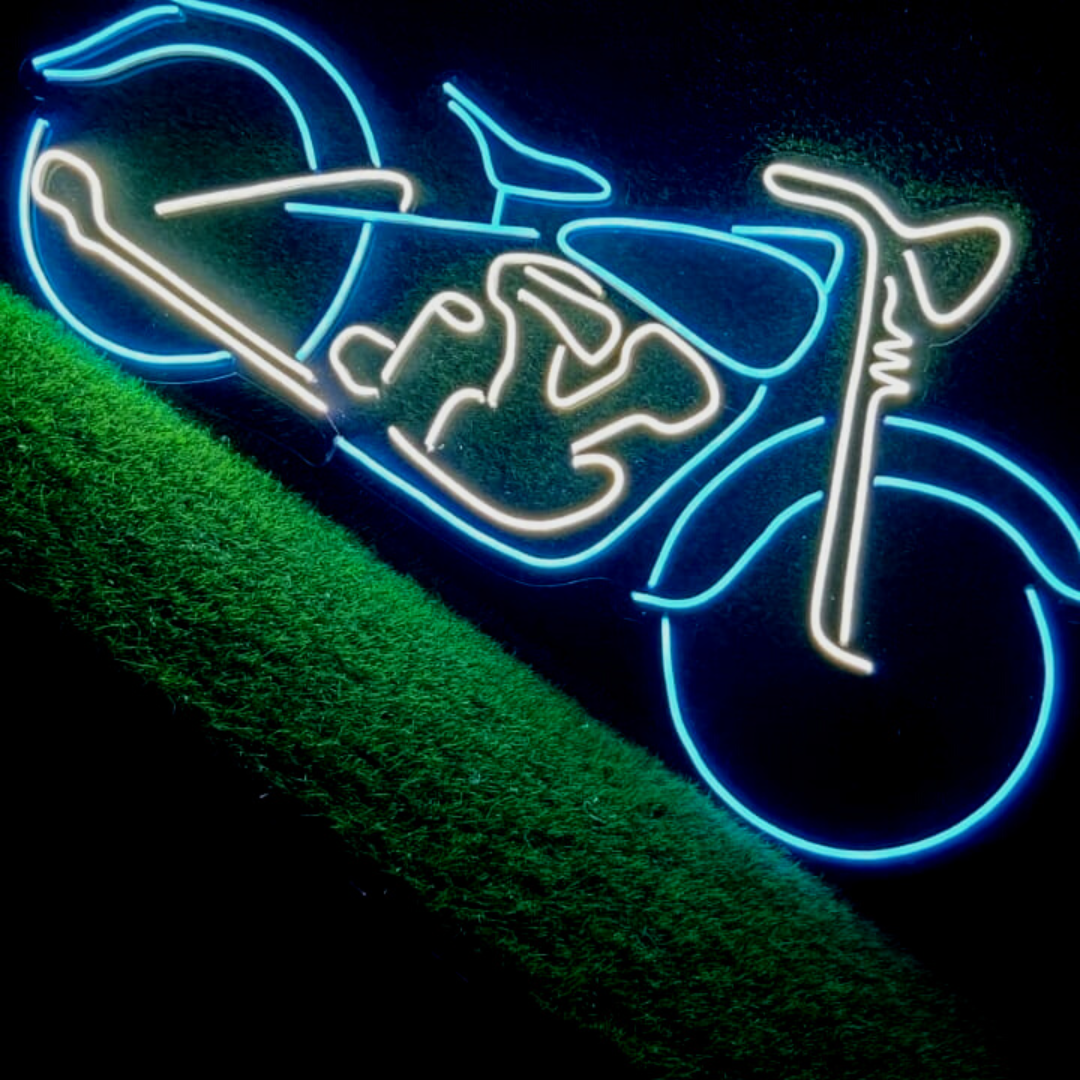 Bike Neon Light LED Board, bike neon sign, Zesta Neon