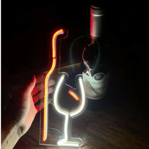 Wine Glass Led neon sign.