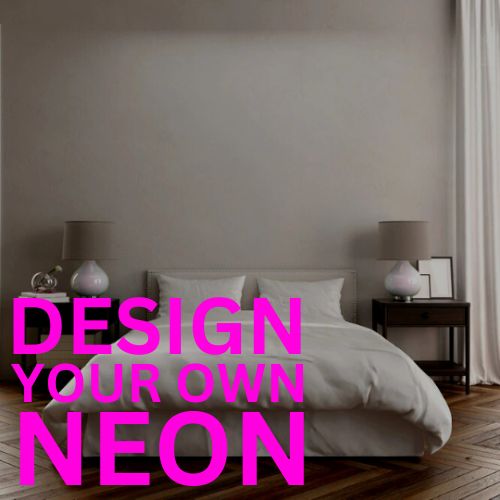 Custom None sign, Design your own neon sign, Customized neon lights, Zesta Neon 