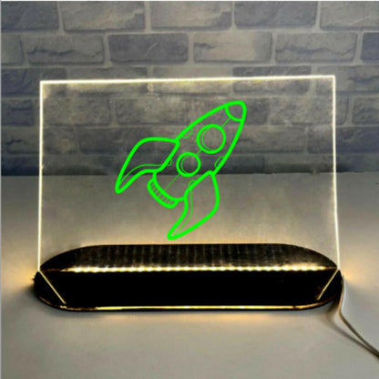 Rewritable Acrylic Message Board With Stand | Zestaneon – Zesta Neon