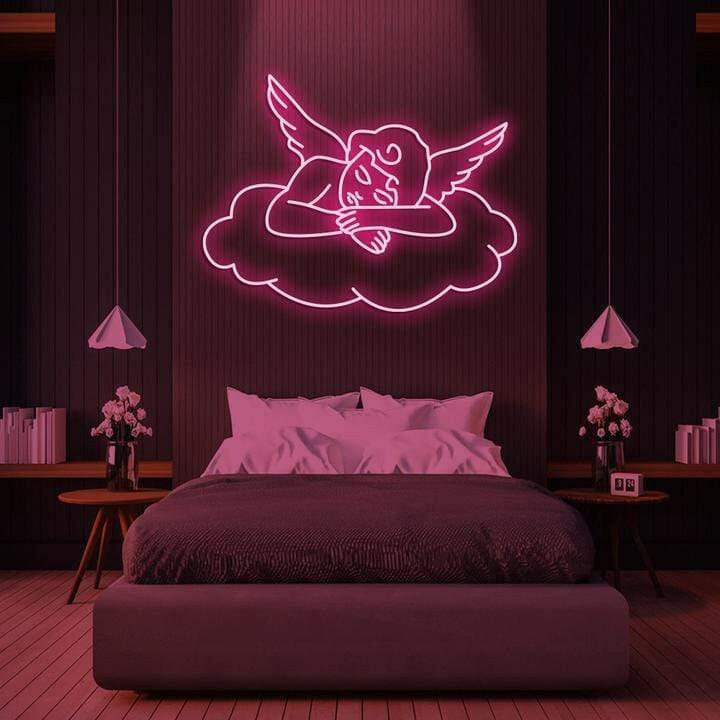 Angel Custom Neon Light for Room.