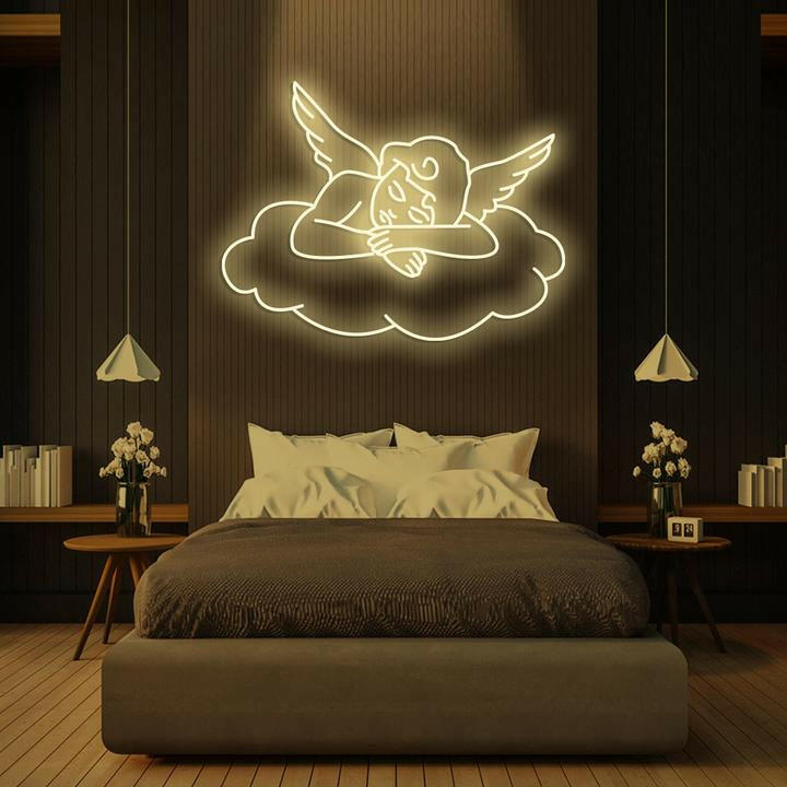 Angel Custom Neon Light for Room.