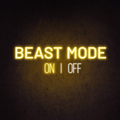 Zesta Neon Beast Mode ON neon sign 