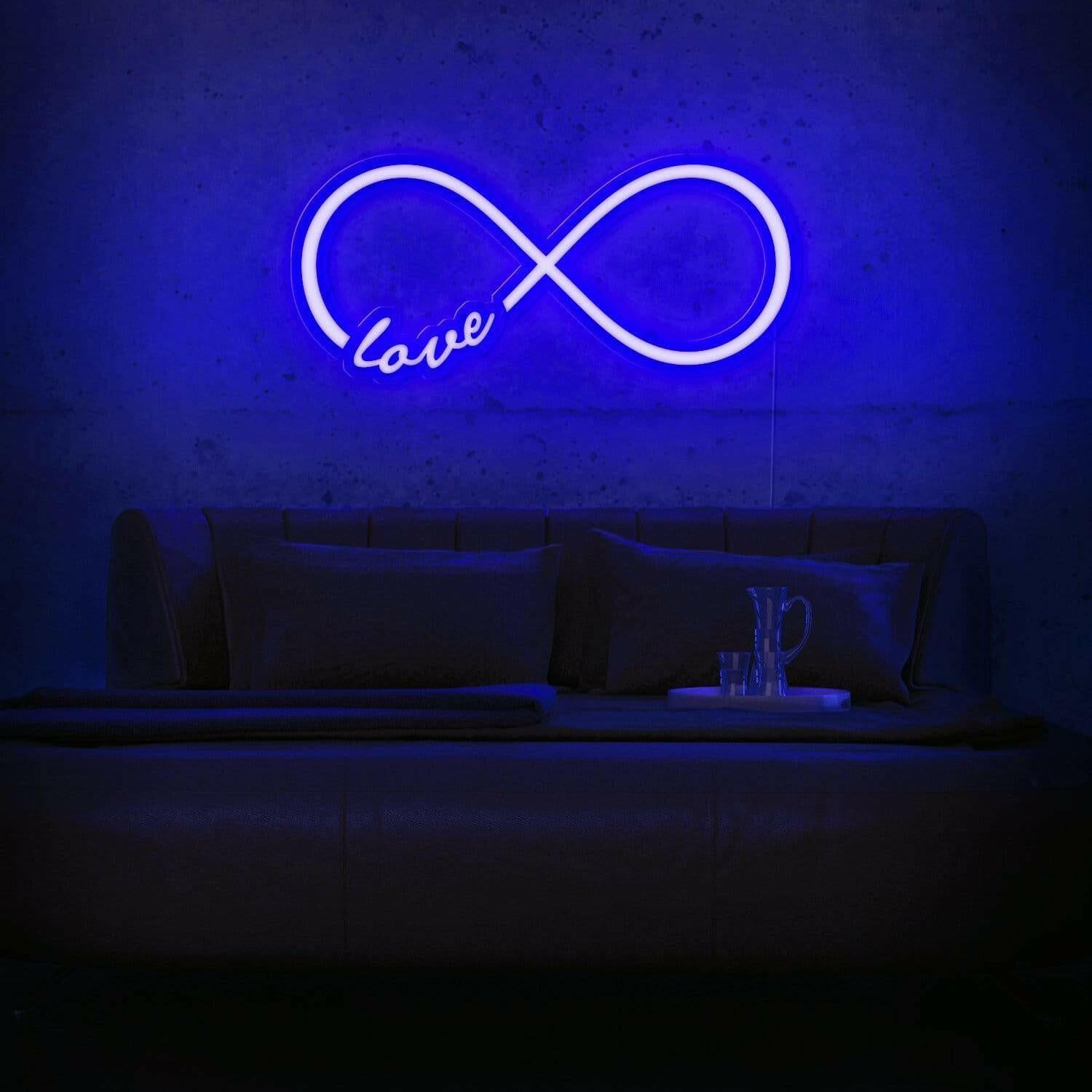 Infinity Love LED Neon Art.