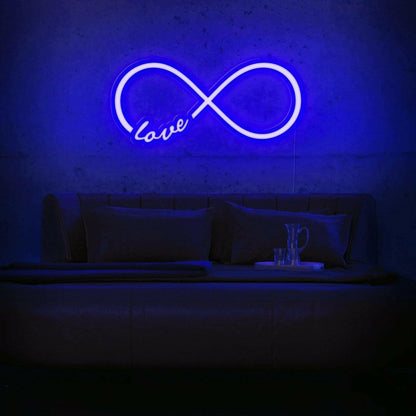 Infinity Love LED Neon Art.