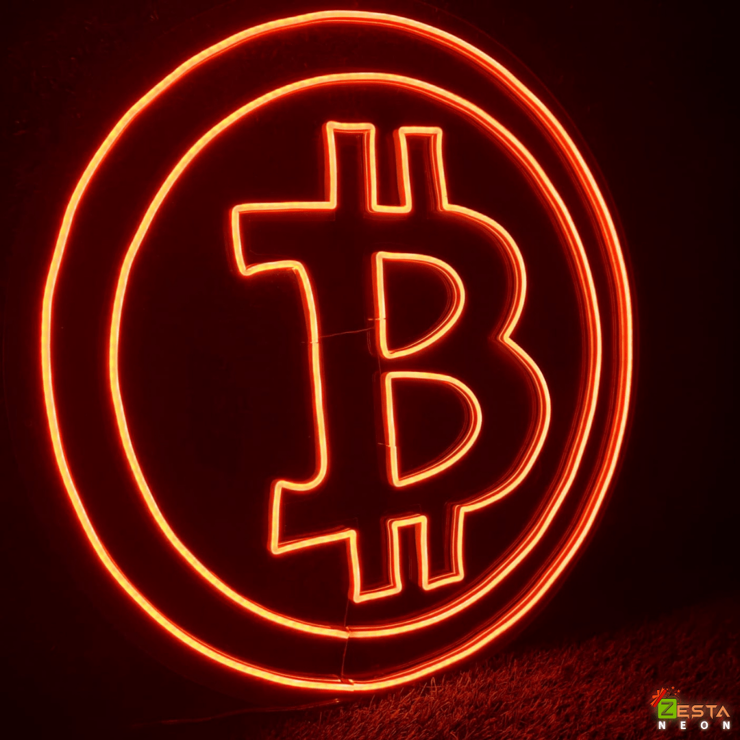 Bitcon Custom Neon Sign.