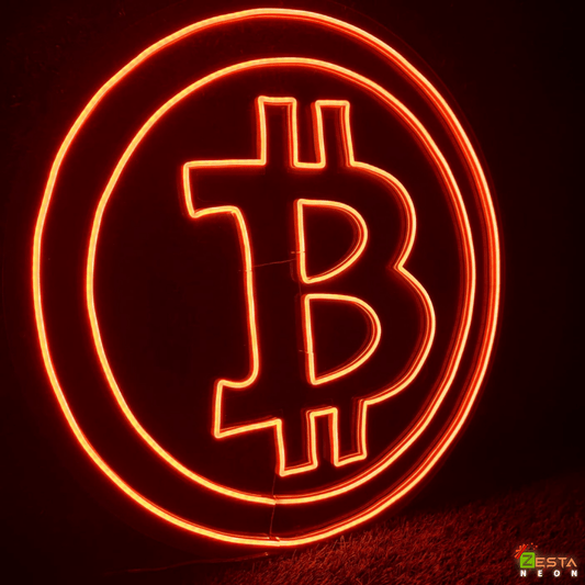 neon light for room, Zesta Neon, Bitcoin Neon Sign, Bitcoin Neon Lights