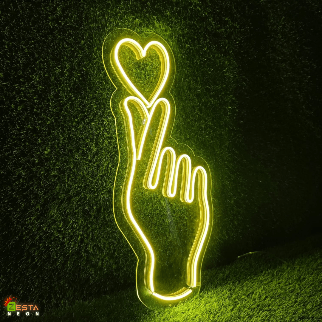 BTS Hand Custom Neon LED Sign.