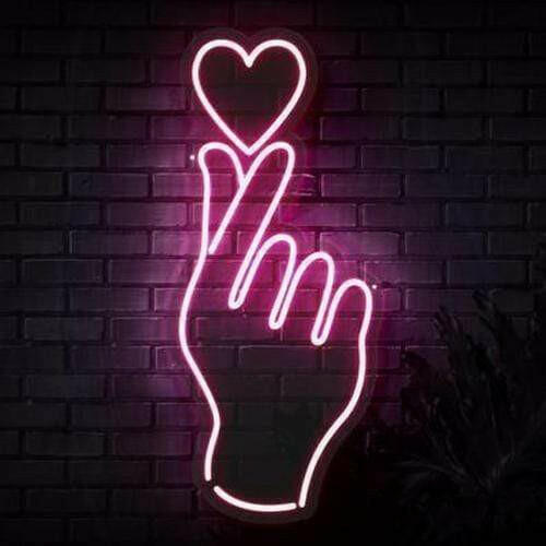 BTS Hand Custom Neon LED Sign.