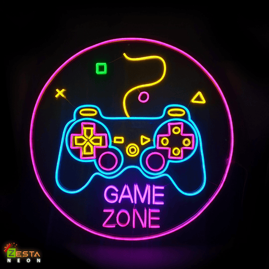 Game Zone Neon Art.