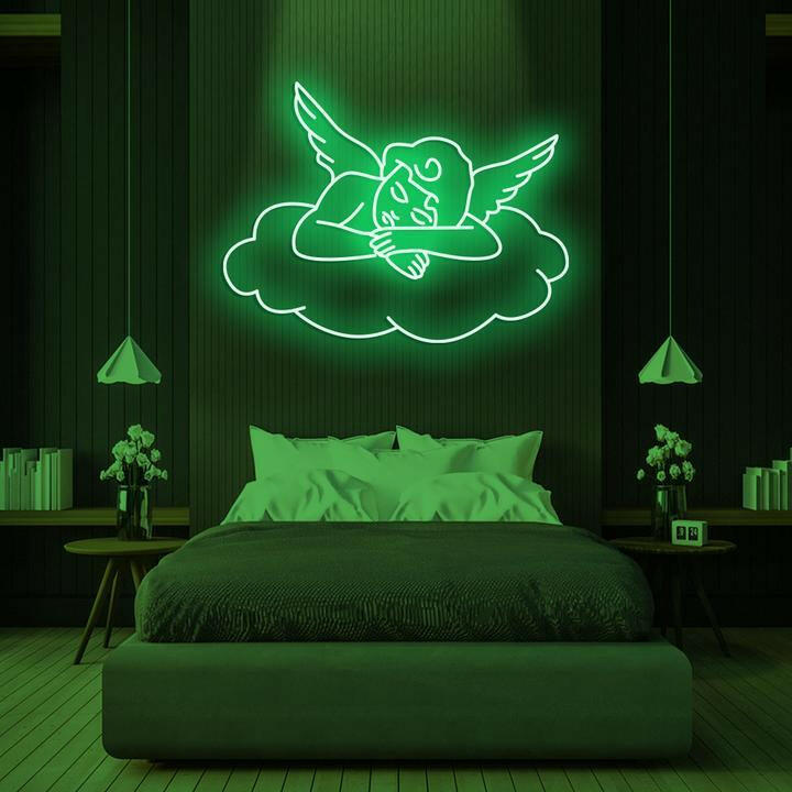 Angel Custom Neon Light for Room.