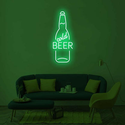 Cold Beer LED Neon Art.