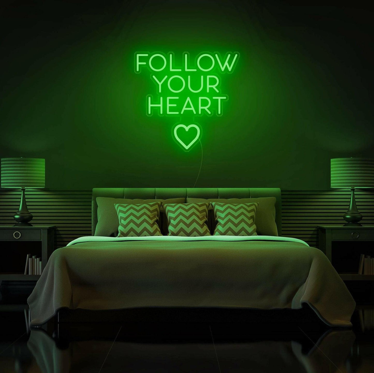 Follow Your Heart LED Neon Quotes.