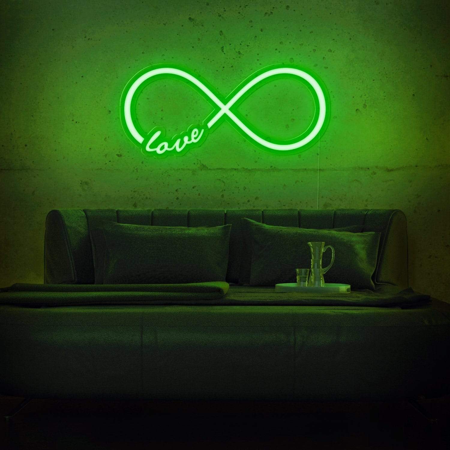 Infinity Love cool neon sign, zesta neon, Infinity Love Neon Sign Art, 