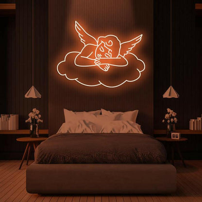 Angel Custom Neon Light for Room.