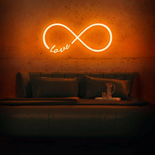 Infinity Love LED Neon Art.