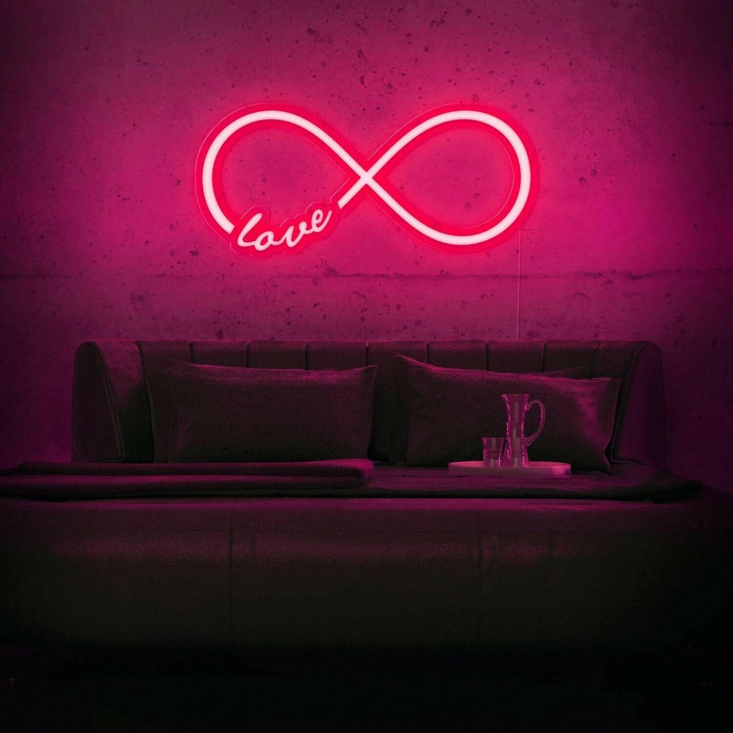 Infinity Love LED Neon Art.
