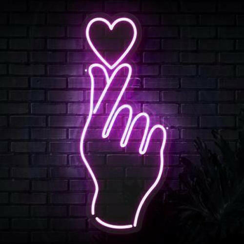 BTS Hand Custom Neon LED Sign.