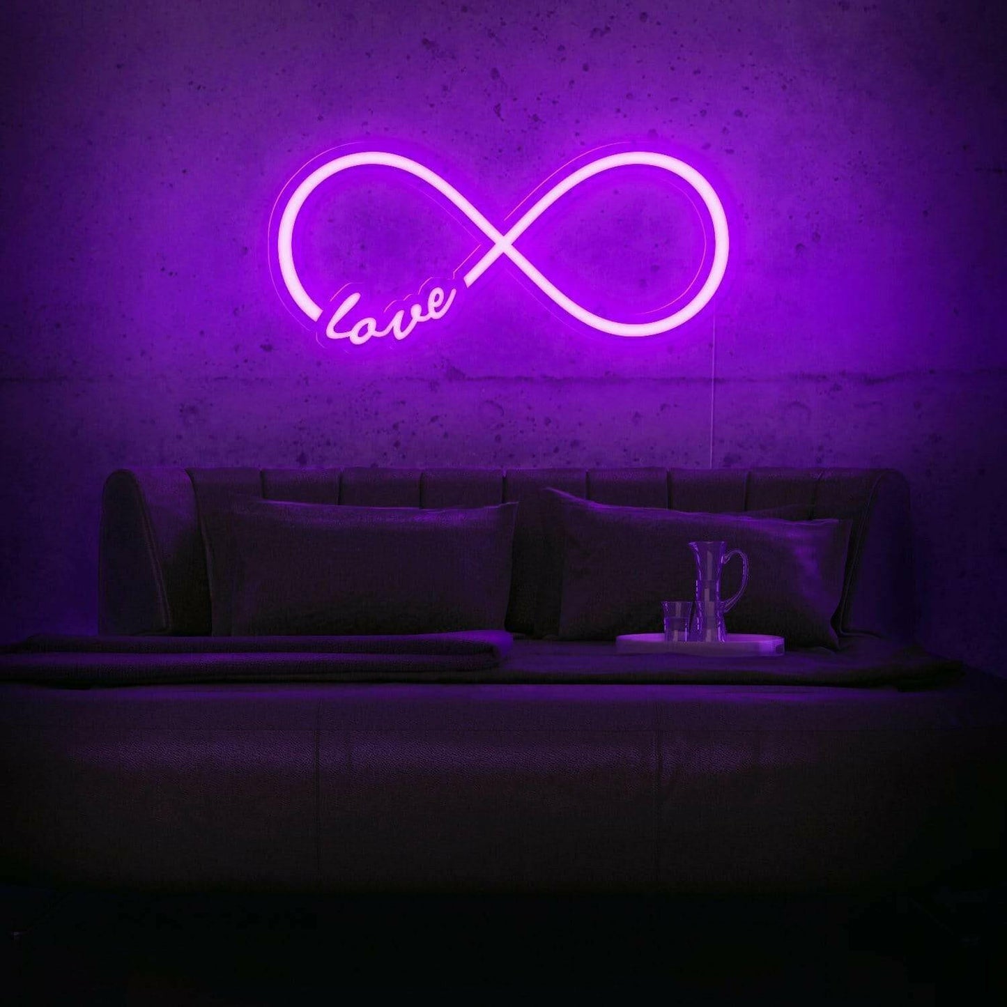 Infinity Love LED Neon Art.