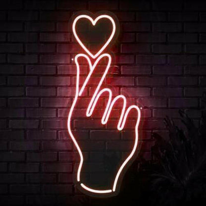 BTS Hand Custom Neon LED Sign.