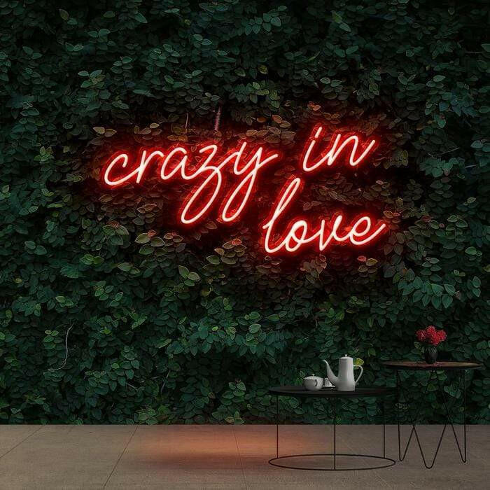 Crazy in Love Neon, zesta neon, Neon Sign Quote, Crazy In Love, Neon light quotes