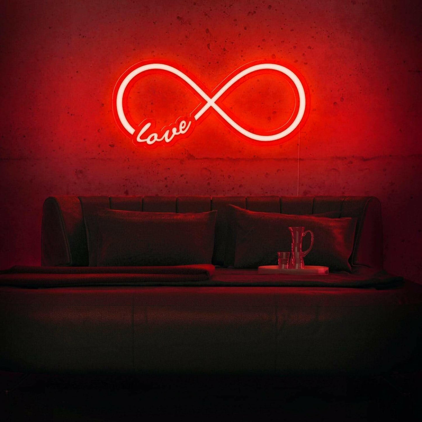 Infinity Love LED Neon Art.