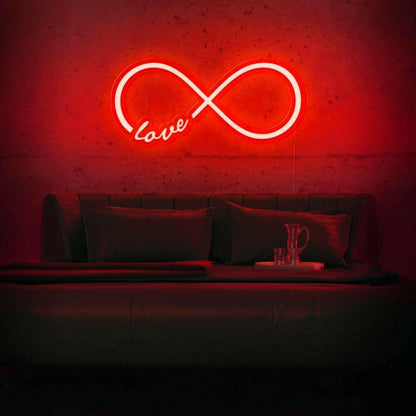 Infinity Love LED Neon Art.